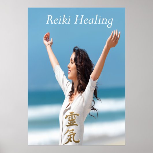 Reiki Healing Poster (Vorne)