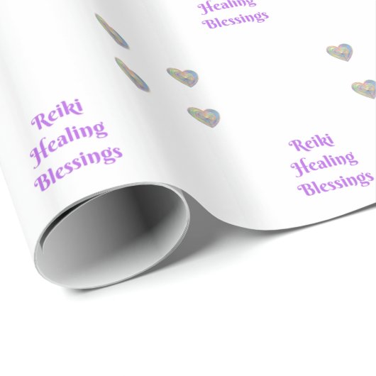Reiki Healing Segen Geschenkpapier (Rolleneckpunkt)