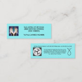 Reiki/Heilen Mini Visitenkarte (Vorne/Hinten)