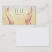 Reiki heilende Handgebets-Yoga-Visitenkarten Visitenkarte (Vorne/Hinten)