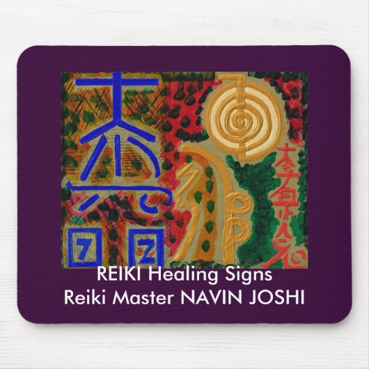 REIKI heilende hauptsächlichsymbole Mousepad (Vorne)