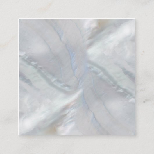 Reiki heilende Symbole in der GoldMandala Quadratische Visitenkarte (Rückseite)