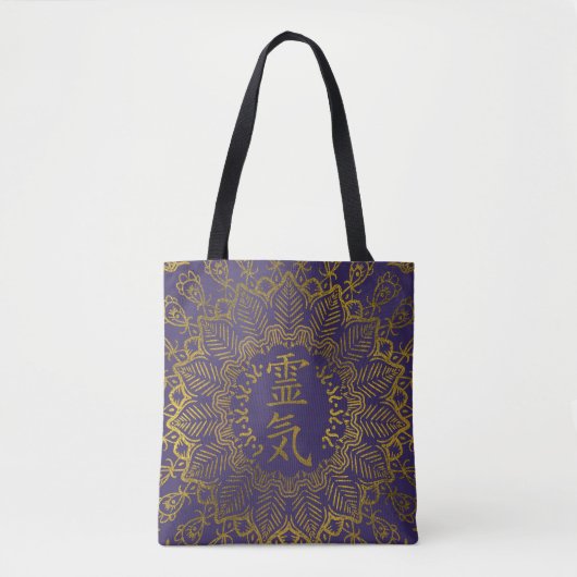 Reiki heilende Symbole in der GoldMandala Tasche (Vorderseite)