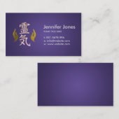 Reiki heilende Symbole Visitenkarte (Vorne/Hinten)