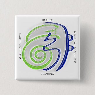 Reiki heilender Knopf Button