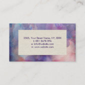 Reiki heilendes Symbol- und Gebot-Aquarell Visitenkarte (Rückseite)