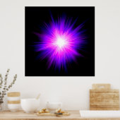 Reiki Heilung Heiler Flamme Energie Chakra Energie Poster (Küche)