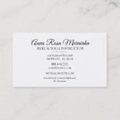 *~* Reiki Heilung Rays Energy Healing Glitzern Visitenkarte (Rückseite)