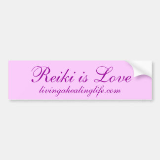 Reiki ist Liebe Autoaufkleber