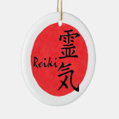 Reiki Kalligraphie und Word 1 Keramik Ornament (Rechts)