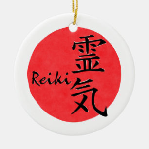 Reiki Kalligraphie und Word 1 Keramik Ornament