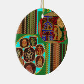 REIKI Karuna heilende Symbole Vintage Keramik Ornament (Rechts)