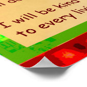 REIKI Karuna Heilung Master Symbole Poster (Ecke)