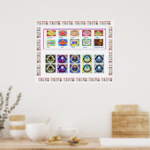 REIKI Karuna Heilung Master Symbole Poster (Küche)