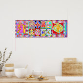 REIKI Karuna Heilung Master Symbole Poster (Küche)