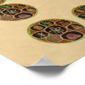 REIKI Karuna Heilung Master Symbole Poster (Ecke)