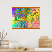 REIKI Karuna : Vintage Art Symbole Poster (Küche)