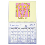 Reiki - kosmisches Heilen durch Navin Joshi Kalender (Jan 2027)
