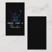Reiki Liebe Chakra Spirituelle Meditation Visitenkarte (Vorne/Hinten)