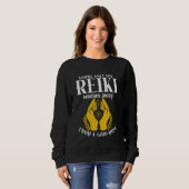 Reiki Lightworker Reiki Practicioner Holistic Heal Sweatshirt (Vorne ganz)