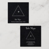 Reiki-Magie Quadratische Visitenkarte (Vorne/Hinten)