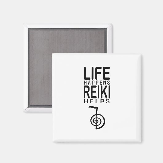 Reiki Magnet (Vorderseite/Rückseite)