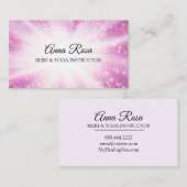 *~* Reiki Massage-heilende Schein-Strahlen Visitenkarte (Vorne/Hinten)