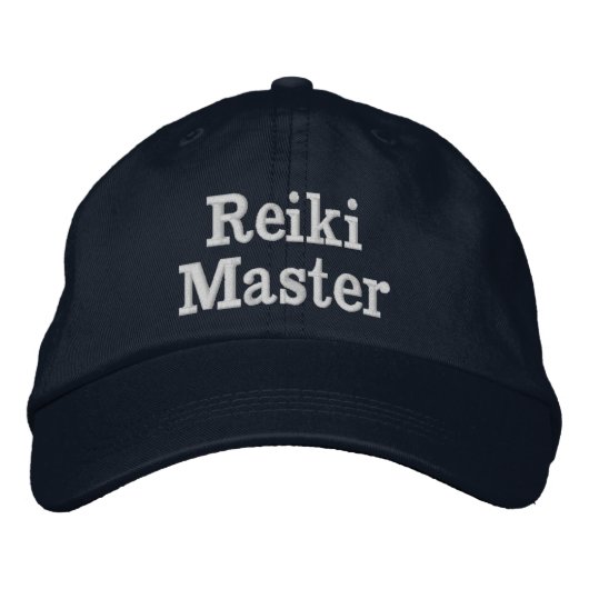 Reiki Master Bestickte Kappe (Vorderseite)