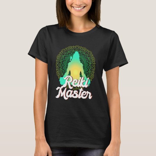 Reiki Master Chakra Japanischer Heilenergiegeister T-Shirt (Vorderseite)