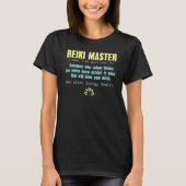 Reiki Master Definition for Energy Worker T-Shirt (Vorderseite)