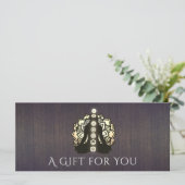 Reiki Master & Energy Heiler Geschenkgutschein (Stehend Vorderseite)