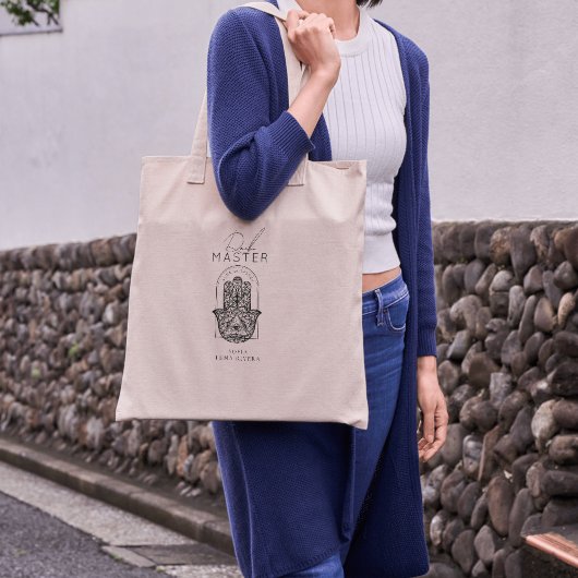 Reiki Master Hamsa Hand Evil Eye Yoga Therapist Tragetasche