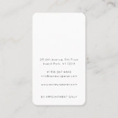 Reiki Master Hamsa Hand Evil Eye Yoga Therapist Visitenkarte (Rückseite)