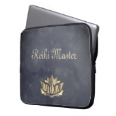 Reiki Master Laptopschutzhülle (Vorderseite Links)