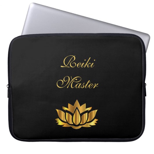 Reiki Master Laptopschutzhülle (Vorderseite)