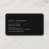 Reiki Master Life Coach Visitenkarte (Rückseite)