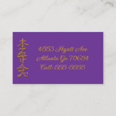 Reiki-Master-Logo Visitenkarte (Rückseite)