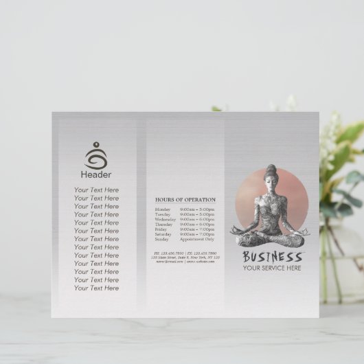 Reiki Master Lotus Pose (Stehend Vorderseite)