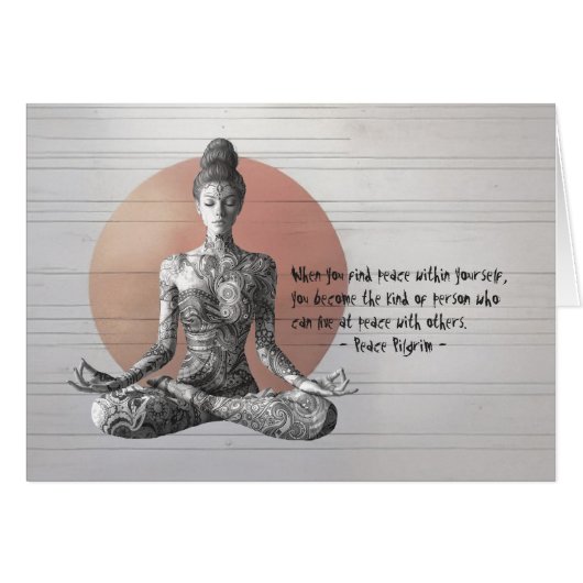 Reiki Master Lotus Pose (Vorderseite (Horizontal))