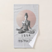 Reiki Master Lotus Pose Badhandtuch Set (Handtuch)
