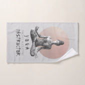 Reiki Master Lotus Pose Badhandtuch Set (Handtuch)
