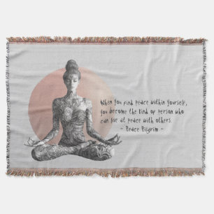 Reiki Master Lotus Pose Decke