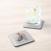 Reiki Master Lotus Pose Getränkeuntersetzer (Rechte Seite)