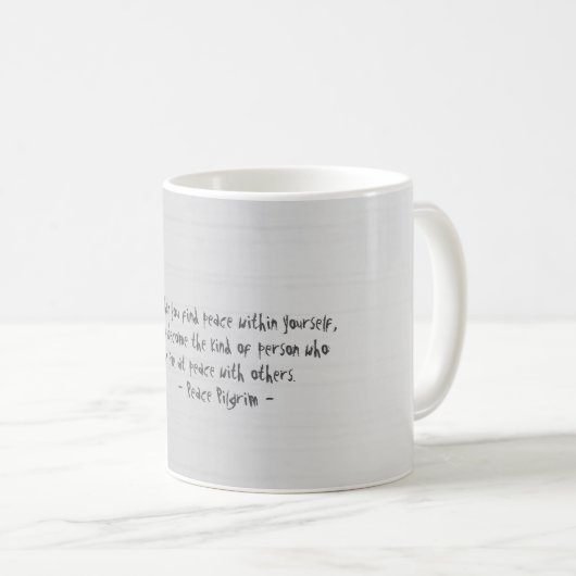 Reiki Master Lotus Pose Kaffeetasse (VorderseiteRechts)