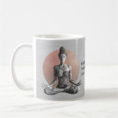 Reiki Master Lotus Pose Kaffeetasse (Links)