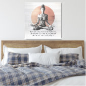 Reiki Master Lotus Pose Leinwanddruck (Insitu (Schlafzimmer))