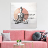 Reiki Master Lotus Pose Leinwanddruck (Insitu (Wohnzimmer))