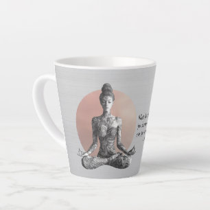 Reiki Master Lotus Pose Milchtasse