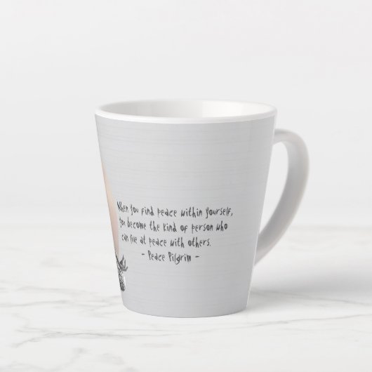 Reiki Master Lotus Pose Milchtasse (Rechte Ecke)