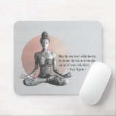 Reiki Master Lotus Pose Mousepad (Mit Mouse)
